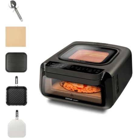 G3 Ferrari Krispy G10225 Friggitrice ad aria, Forno Pizza e Grill BBQ