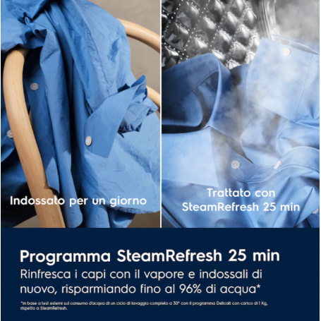 ELECTROLUX EW7F411B3 LAVATRICE 11KG 1400 GIRI VAPORE CLASSE A