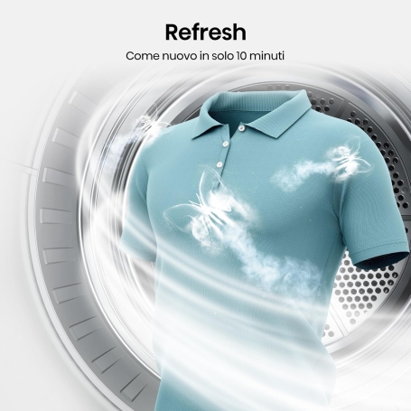 Hisense DHQE900UWDC Asciugatrice a Pompa di calore, 9 Kg, 15 programmi, Classe D