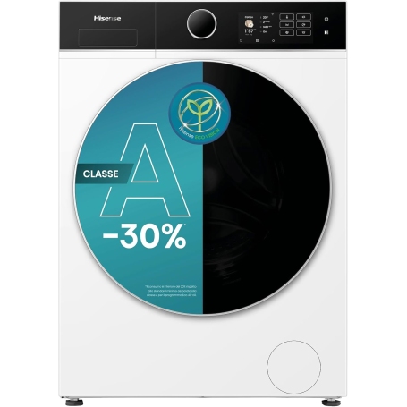 Hisense WF5I8043BWF Lavatrice Slim 47cm, 8 Kg, 1400 giri, Vapore, Wifi, Classe A