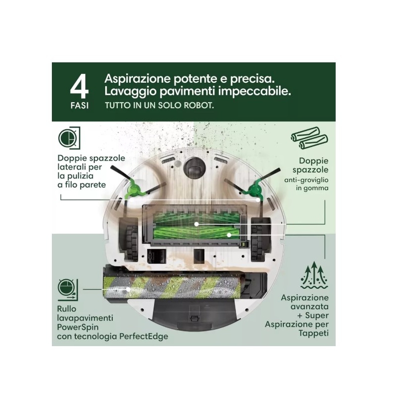 Roomba Max 705 Combo Robot aspira e lava con...