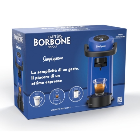 CAFFE BORBONE SIMPLYMOON/BLU MACCHINA DA CAFFE' 1 TAZZA COLORE BLU