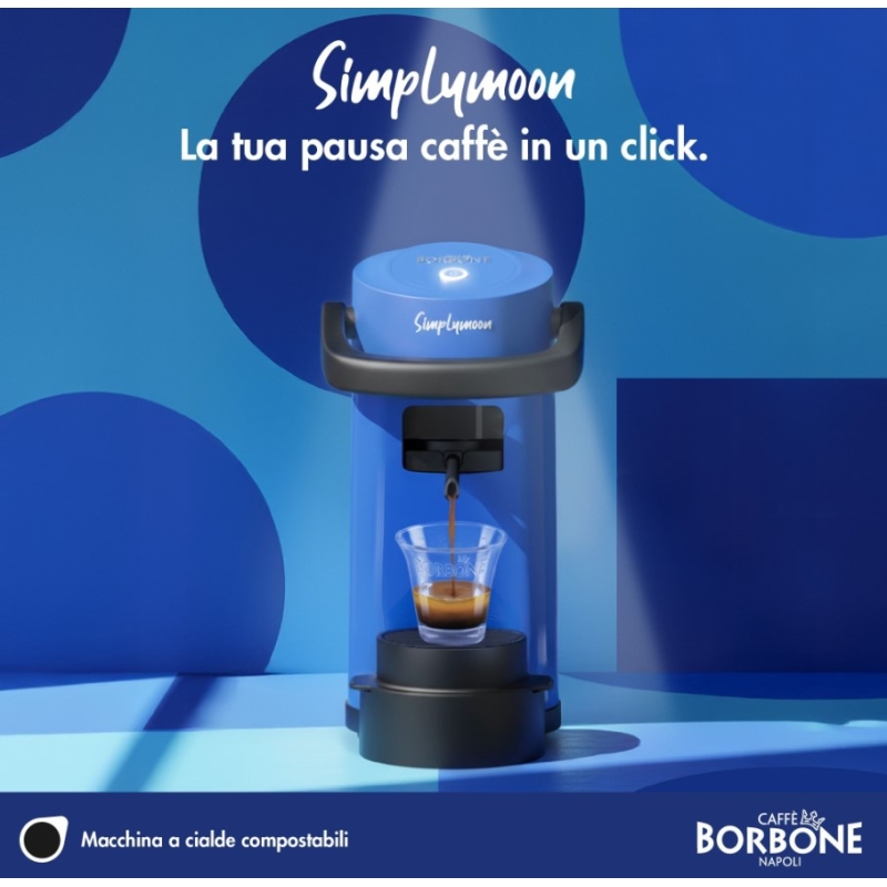 CAFFE BORBONE SIMPLYMOON/BLU MACCHINA DA CAFFE'...