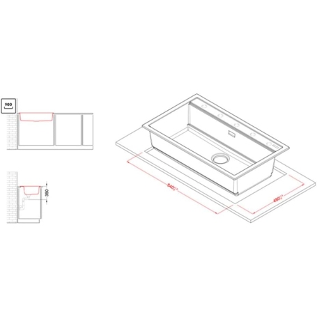 ELLECI LGB36051 LAVELLO MONOVASCA 86 COLORE AVENA