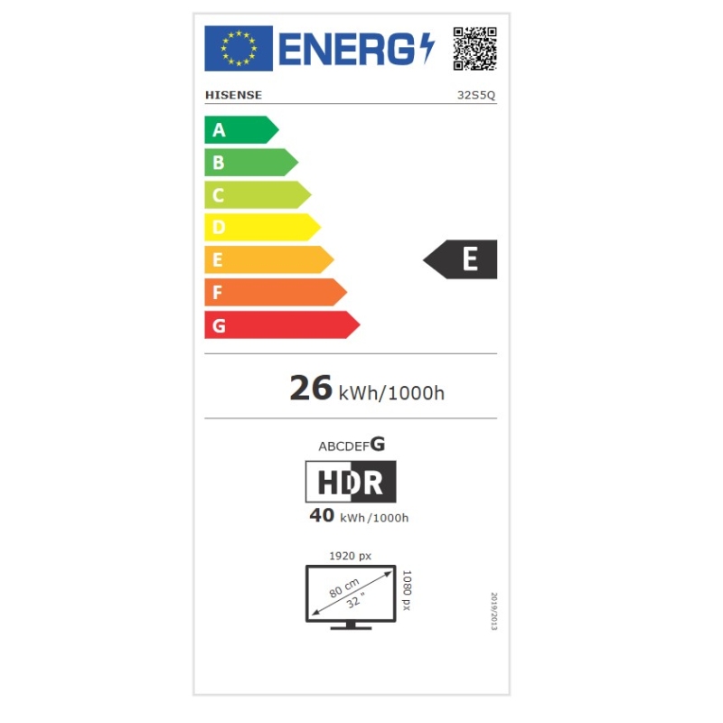 HISENSE 32S5Q TV QLED 32'' FULL HD SMART TV...