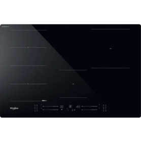 Whirlpool WF S7977 CPNE Piano cottura a induzione 77cm 4 zone, Nero