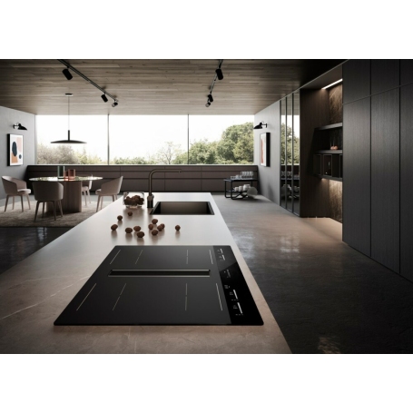 FABER GALILEO STRIPES F830 Piano cottura a induzione con cappa integrata 83 cm, 4 zone- 340.0708.968