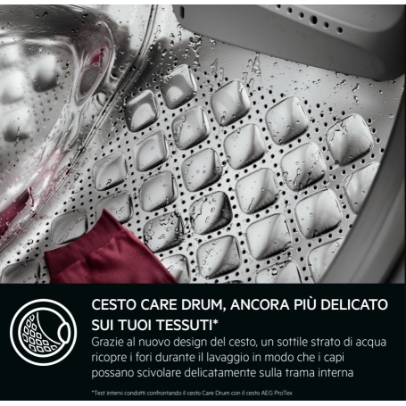 Aeg XLR9FBGA10SY Lavatrice 10Kg, 1400 Giri, Wifi, Vapore, Classe A