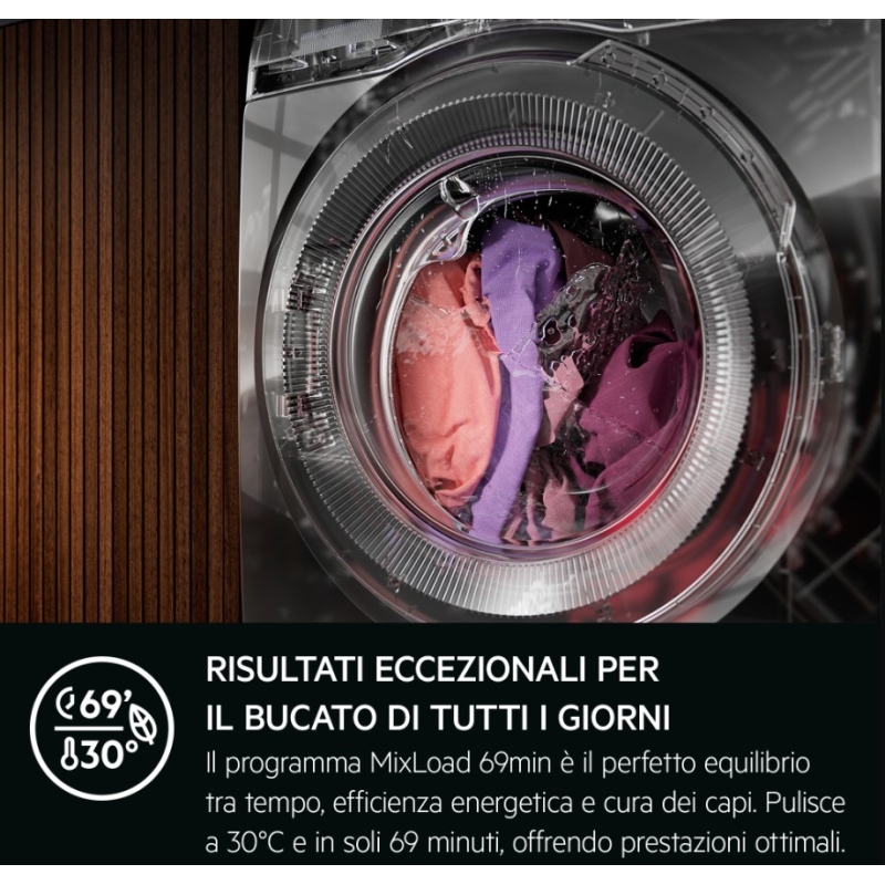 Aeg XLR9FBGA10SY Lavatrice 10Kg, 1400 Giri,...