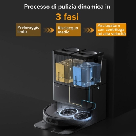 ROBOROCK QR 598 ROBOT ASPIRA E LAVA - QR598