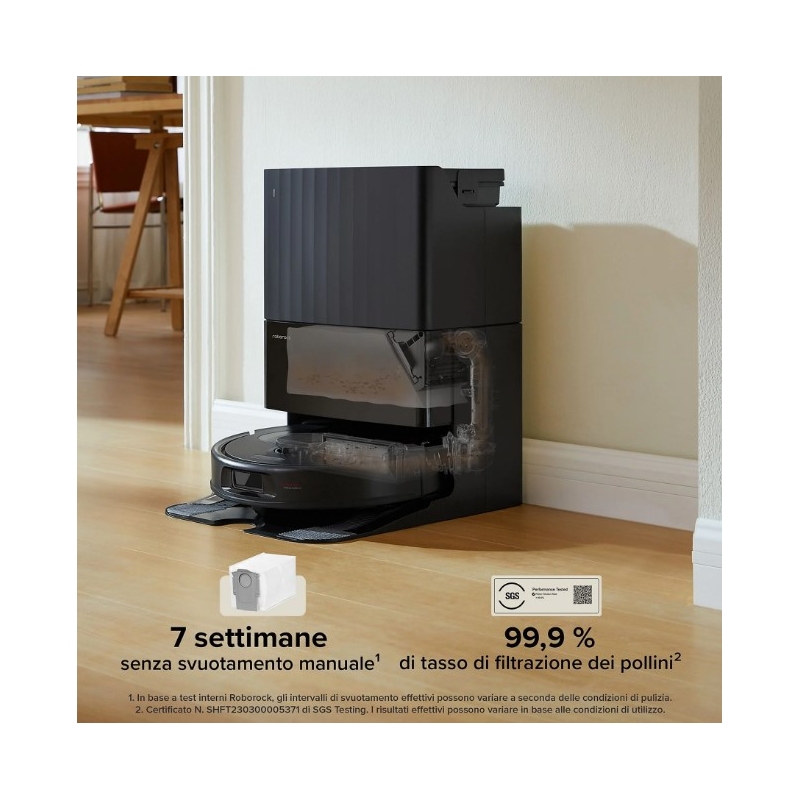 ROBOROCK QR 598 ROBOT ASPIRA E LAVA - QR598