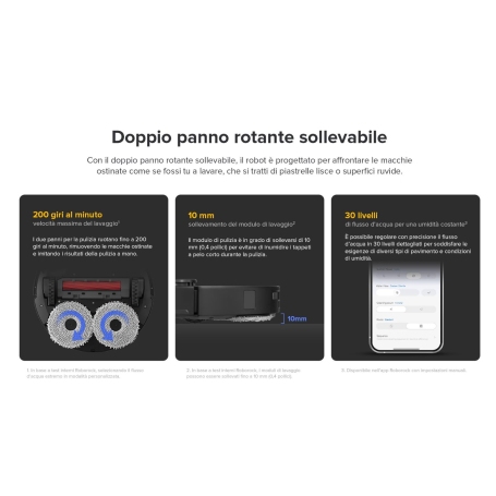 ROBOROCK QR 598 ROBOT ASPIRA E LAVA - QR598