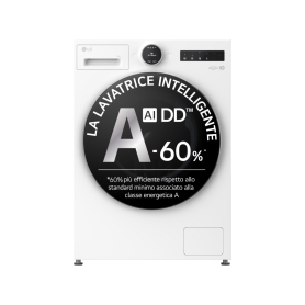 Lg F4X9009TWCE Lavatrice 9Kg 1400 Giri AI DD Wifi...