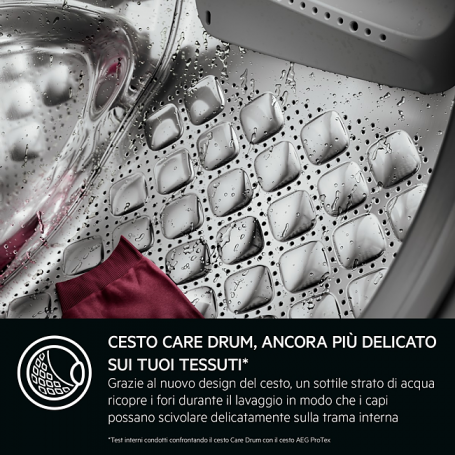 AEG LR8FH104VY LAVATRICE 10KG 1400 GIRI UNIVERSALDOSE INVERTER CLASSE A