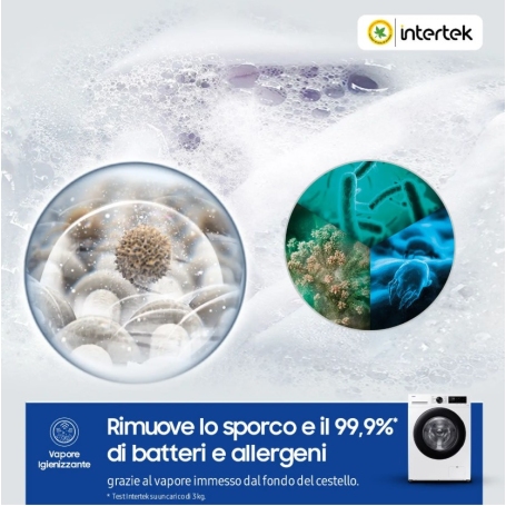 Samsung WW90CGC04DAEET Lavatrice 9 kg Crystal Clean 1400 Giri Classe A