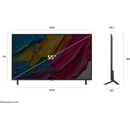 LG 55QNED80A6A TV QNED 55" SMART TV UHD 4K