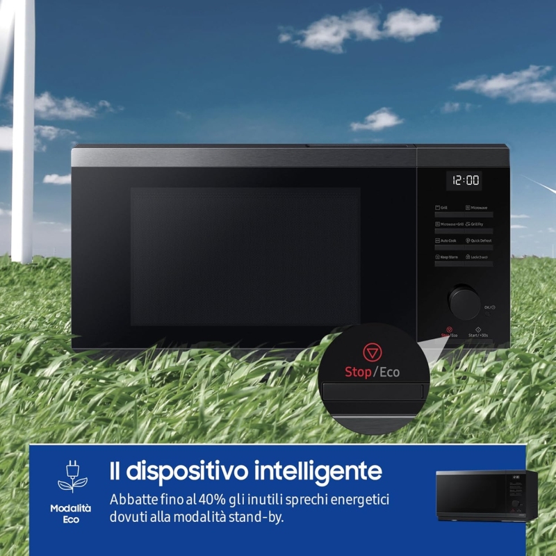 SAMSUNG MG23DG4524CGE FORNO A MICROONDE 23LT...