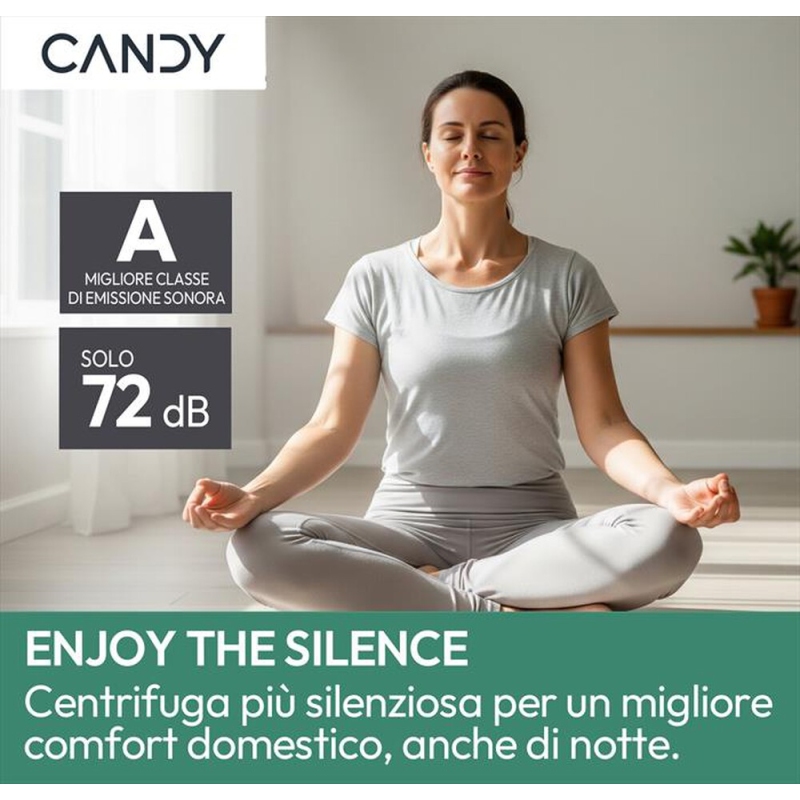 Candy BR 26SSB6G-S Lavatrice slim 42cm, 6Kg...