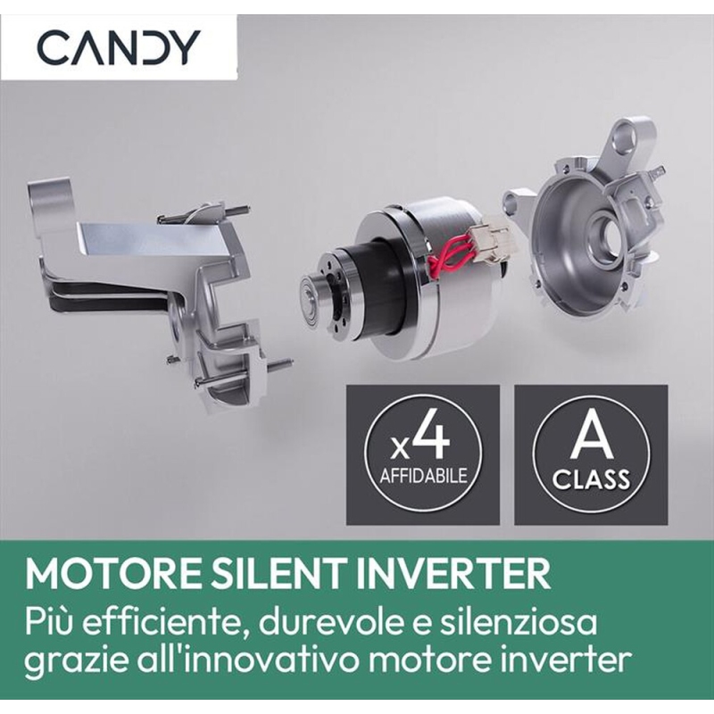 Candy BR 26SSB6G-S Lavatrice slim 42cm, 6Kg...