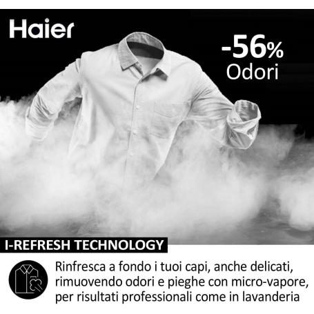 HAIER HD90-A2939E-IT ASCIUGATRICE A POMPA DI CALORE 9KG CLASSE E