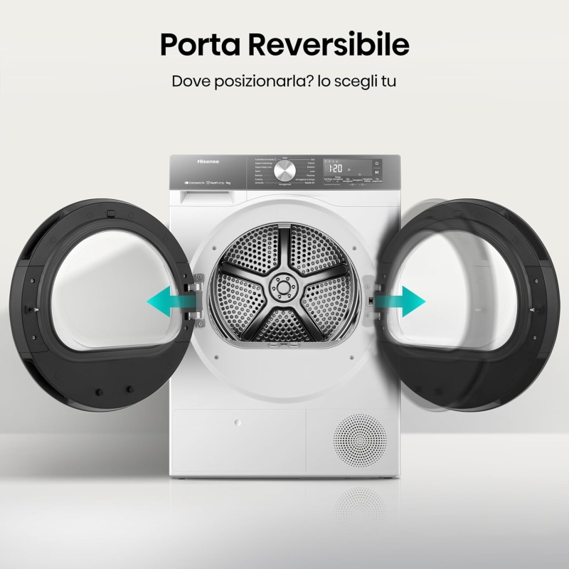 Hisense DH3S902BWCCA Asciugatrice a Pompa Di...