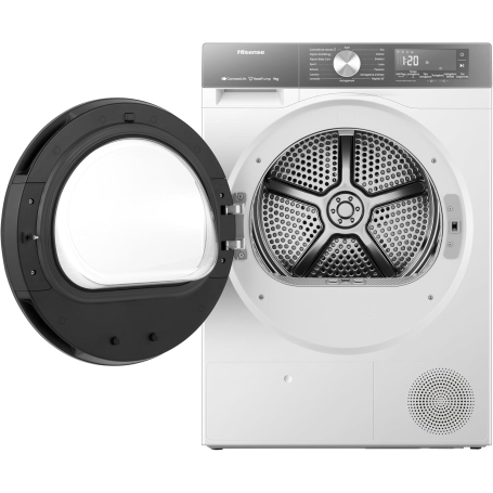Hisense DH3S902BWCCA Asciugatrice a Pompa Di Calore, 9Kg, WiFi, Porta Reversibile, Classe C
