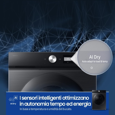 OUTLET SAMSUNG DV90DB7845GBU3 ASCIUGATRICE 9KG WIFI BESPOKE AI CLASSE A - CON DIFETTI