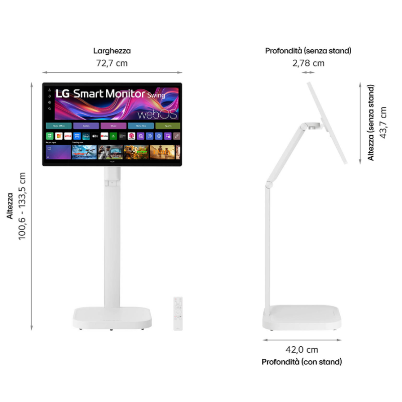 LG 32U889SA-W.AE MONITOR 32'' QUAD HD IPS HDR...