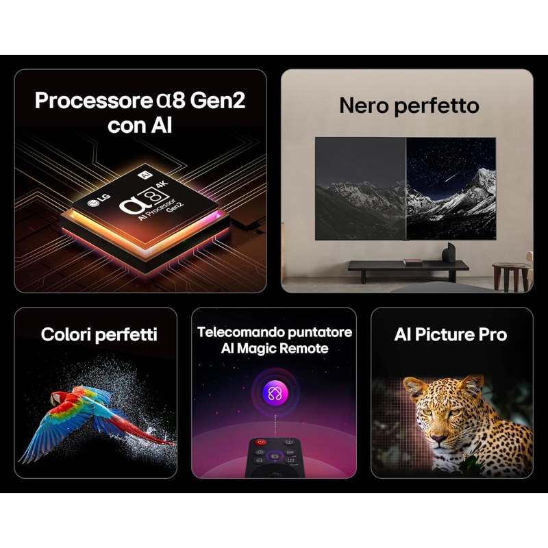 LG OLED83B56LA TV OLED Ai B5 83'', Smart TV 4K,...