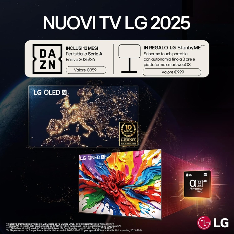 LG OLED83B56LA TV OLED Ai B5 83'', Smart TV 4K,...