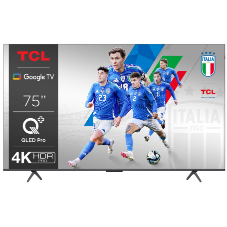 TCL 85P89K TV Smart TV 85 Pollici 4K Ultra HD Display QLED Sistema Google TV Dolby Vision & Atmos Classe F colore Metallico -