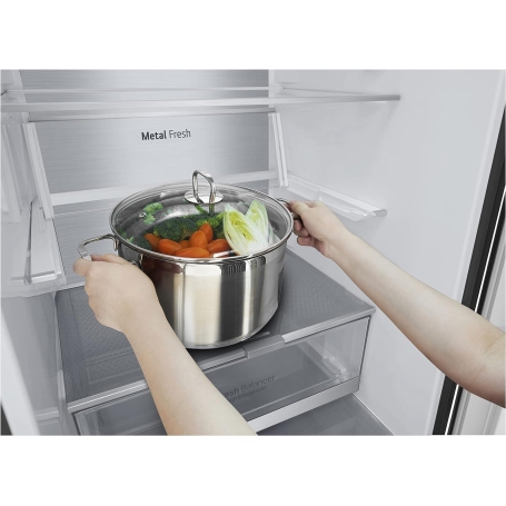 OUTLET LG O-GBV7280DEV FRIGORIFERO COMBINATO LIBERA INSTALLAZIONE 387LT TOTAL NO FROST CLASSE D - NERO - CON DIFETTI