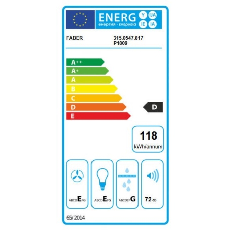 OUTLET FABER 2156 SRM LG/X A90 CAPPA SOTTOPENSILE 90 CM INOX - 315.0547.817 - CON DIFETTI