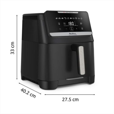 MOULINEX EZ8428F0 Easy Fry Silence Friggitrice ad Aria 7Lt - Nera