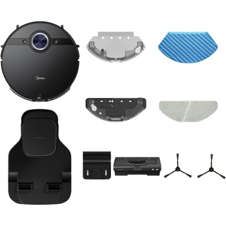 MIDEA S8PIU ROBOT ASPIRAPOLVERE WIFI CON ASPIRAZIONE STAZIONE S8+ COLORE NERO