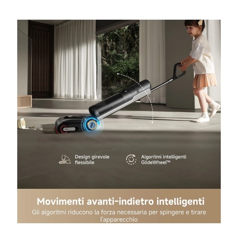 DREAME H15 PRO COMBO LAVAPAVIMENTI RICARICABILE...
