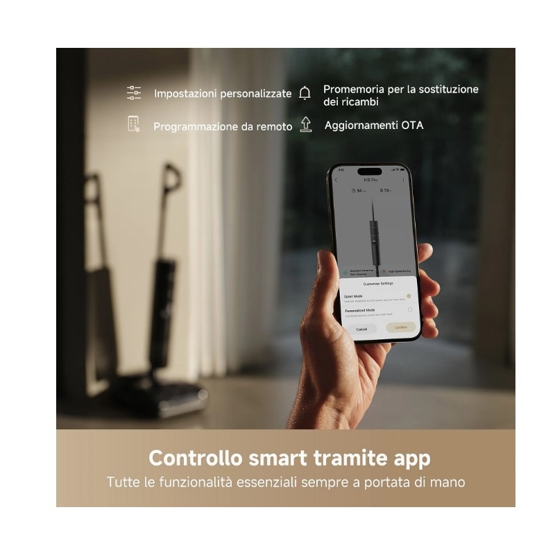 DREAME H15 PRO COMBO LAVAPAVIMENTI RICARICABILE...