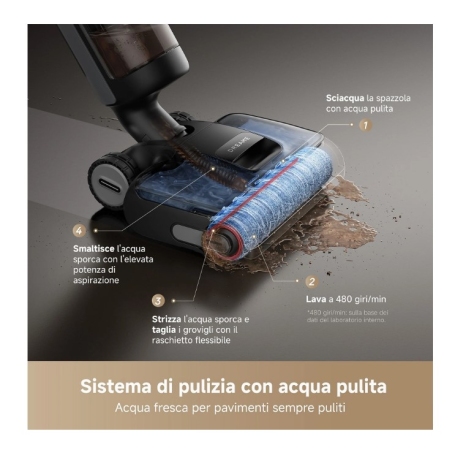 DREAME H15 PRO COMBO LAVAPAVIMENTI RICARICABILE ASPIRA E LAVA - H15PROCOMBO