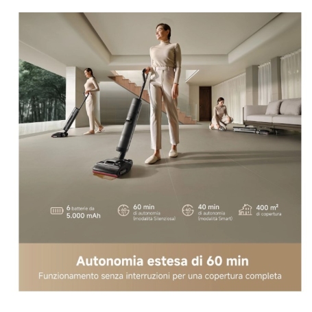 DREAME H15 PRO COMBO LAVAPAVIMENTI RICARICABILE ASPIRA E LAVA - H15PROCOMBO