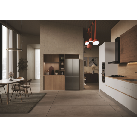 HAIER HCR3818ENMD FRIGORIFERO 4 PORTE 467LT NO FROST CLASSE E GRIGIO
