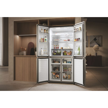 HAIER HCR3818ENMD FRIGORIFERO 4 PORTE 467LT NO FROST CLASSE E GRIGIO