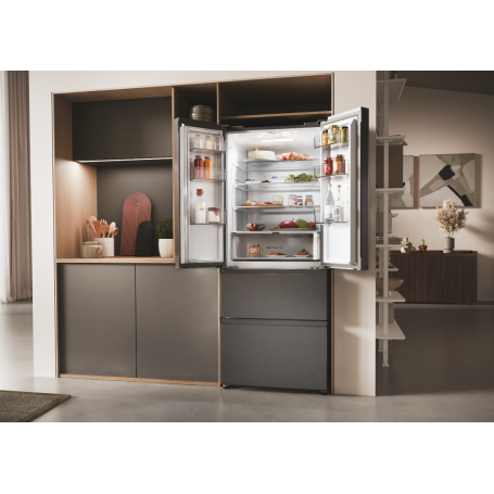 HAIER HFR3718DNMD FRIGORIFERO 4 PORTE 402LT NO FROST CLASSE D ANTRACITE