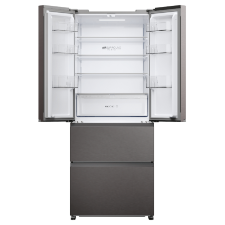 HAIER HFR3718DNMD FRIGORIFERO 4 PORTE 402LT NO FROST CLASSE D ANTRACITE