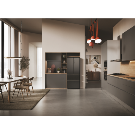 HAIER HFR3718DNMD FRIGORIFERO 4 PORTE 402LT NO FROST CLASSE D ANTRACITE