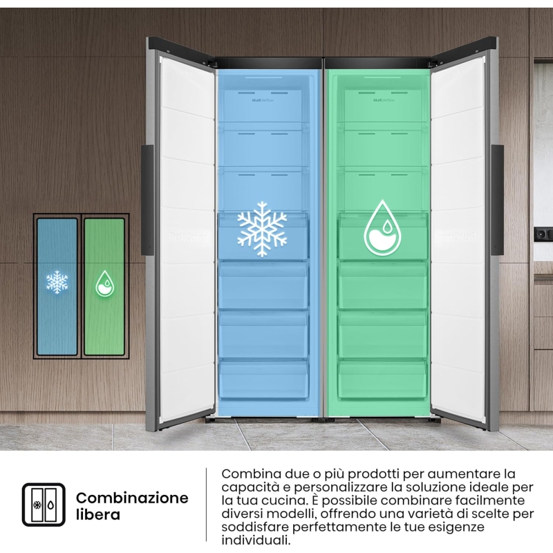 HISENSE FT3K310SEIE CONGELATORE VERTICALE 312...