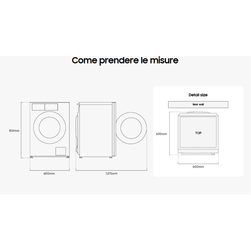 OUTLET SAMSUNG WF90F09C4SU3 LAVATRICE 9KG 1400...