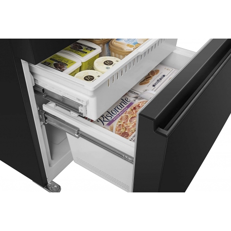 HISENSE RF540N4SBF2 FRIGORIFERO 4 PORTE TOTAL NO FROST 421LT WIFI CLASSE E INOX NERO