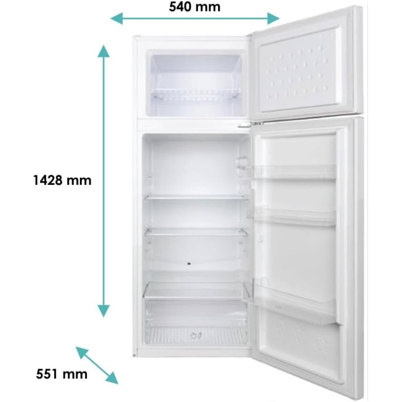 dimensioni del frigo candy CDG1S514EW