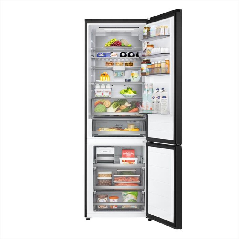 Interno frigorifero LG GBBW726CEV ripiani e cassetti con Door Cooling