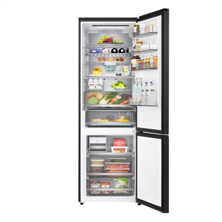 Interno frigorifero LG GBBW726CEV ripiani e cassetti con Door Cooling